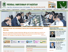 Tablet Screenshot of mohtasib.gov.pk